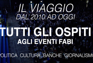 IL VIAGGIO: TUTTI GLI OSPITI AGLI EVENTI FABI DAL 2010 AD OGGI