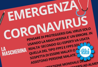 CORONAVIRUS, LE ISTRUZIONI DELLA FABI PER LE LAVORATRICI E I LAVORATORI