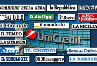 L’ATTACCO DI SILEONI A UNICREDIT È SU TUTTI I QUOTIDIANI NAZIONALI E LOCALI