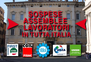 IN TUTTA ITALIA STOP ALLE ASSEMBLEE PER IL NUOVO CONTRATTO