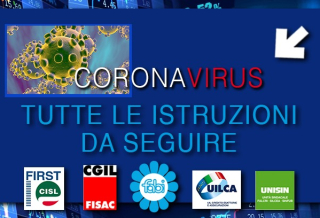 SPECIALE CORONAVIRUS, TUTTE LE ISTRUZIONI IN BANCA