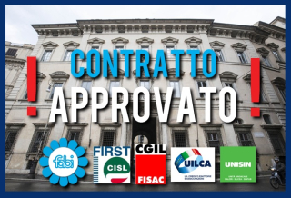 «CONTRATTO NAZIONALE APPROVATO DEFINITIVAMENTE»