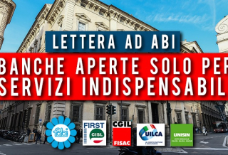 CORONAVIRUS, BANCHE APERTE SOLO PER SERVIZI INDISPENSABILI