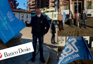 BANCO DESIO, INTEGRATIVO SCADUTO E STRAORDINARI NON PAGATI: FABI IN PRESIDIO