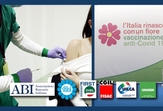 “PIANO VACCINI, BANCARI DA TENERE IN CONSIDERAZIONE”