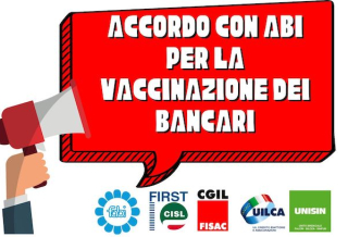 ACCORDO CON ABI PER LA VACCINAZIONE DEI BANCARI