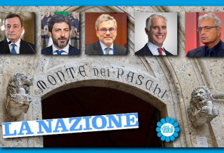 LA NAZIONE DI SIENA: DRAGHI, ORCEL, SILEONI, IL PARLAMENTO E RIVERA I PROTAGONISTI DELLA PARTITA MPS