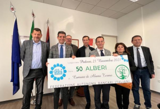 LA FABI DI PADOVA DONA 50 ALBERI AL COMUNE DI ABANO TERME