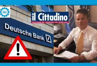 DEUTSCHE BANK, CHIUDE LA FILIALE DI LODI