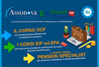 CONSULENTE FINANZIARIO O PENSION SPECIALIST? SCEGLI IL TUO FUTURO CON I NUOVI CORSI ASSONOVA