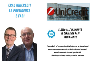 CRAL UNICREDIT, LA PRESIDENZA È FABI