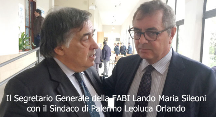 L?INCONTRO, LANDO SILEONI E LEOLUCA ORLANDO