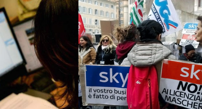 GIORNALISTI DI AGENZIE DI STAMPA E SKY TG24 IN SCIOPERO