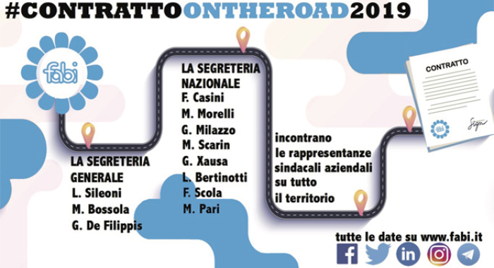 PARTE CONTRATTO ON THE ROAD: IL GIRO D'ITALIA DELLA FABI PER IL NUOVO CONTRATTO DEI BANCARI