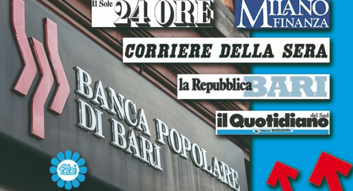 POPBARI, L’ALLARME LANCIATO DA SILEONI SULLA GESTIONE CLIENTELARE RIPRESO DAI PRINCIPALI QUOTIDIANI