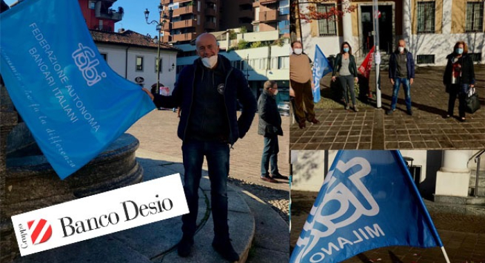 BANCO DESIO, INTEGRATIVO SCADUTO E STRAORDINARI NON PAGATI: FABI IN PRESIDIO