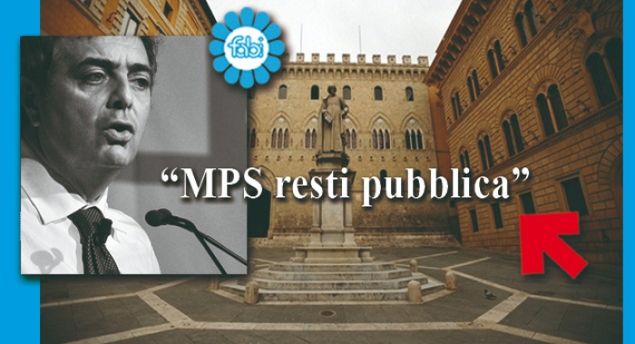 “PER MPS DIVERSE SOLUZIONI, MA PER ORA RESTI PUBBLICA”