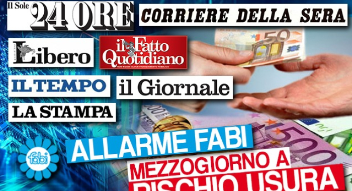 LO STUDIO FABI SUL SOLE24ORE, CORRIERE DELLA SERA E 35 TESTATE LOCALI