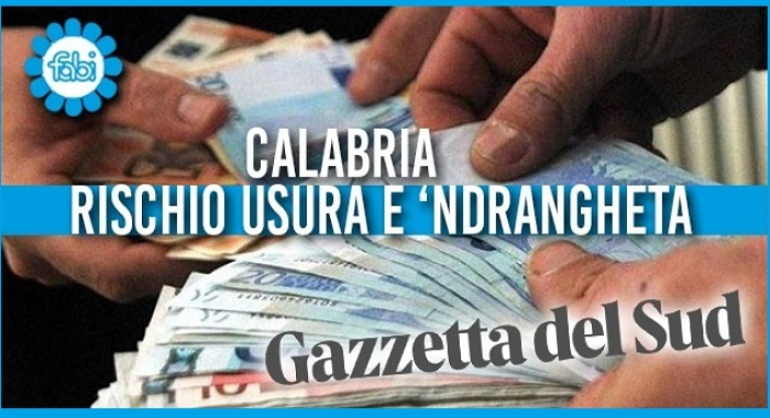 FABI CALABRIA, È ALLARME USURA