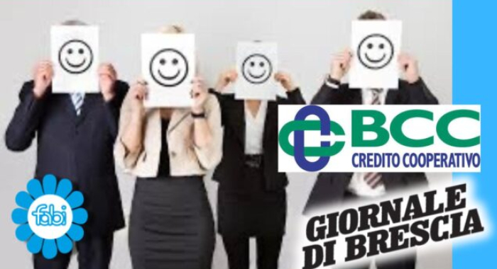 CCNL CREDITO COOPERATIVO, 435 EURO DI AMENTO PER I 2 MILA DIPENDENTI BRESCIANI