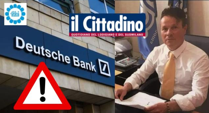 DEUTSCHE BANK, CHIUDE LA FILIALE DI LODI