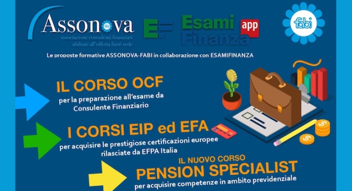 CONSULENTE FINANZIARIO O PENSION SPECIALIST? SCEGLI IL TUO FUTURO CON I NUOVI CORSI ASSONOVA