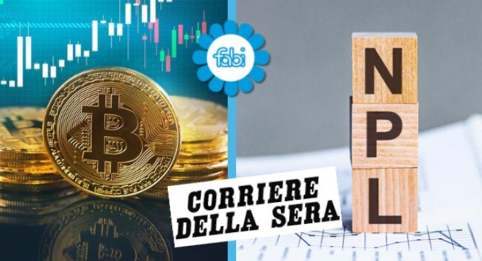 NPL E CRIPTOVALUTE, LA FABI SULLA STAMPA