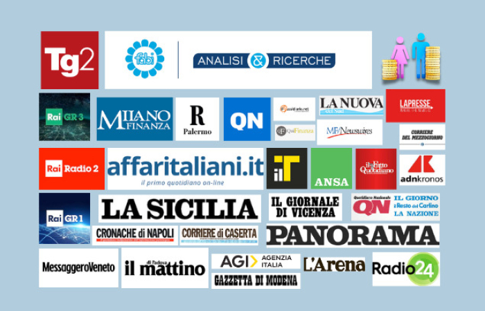 CREDIT GENDER GAP, LA FABI SUI MEDIA